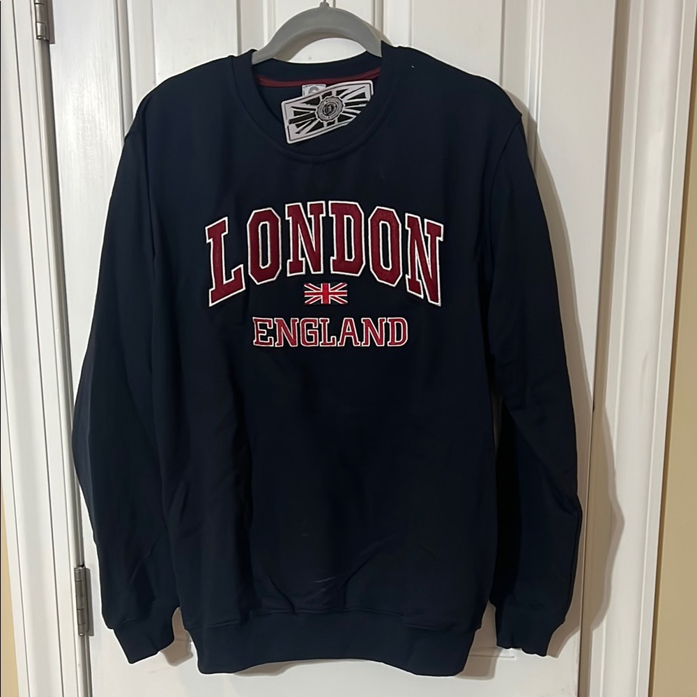 London England Navy Sweater unisex XL brand new from Great Britain with tags